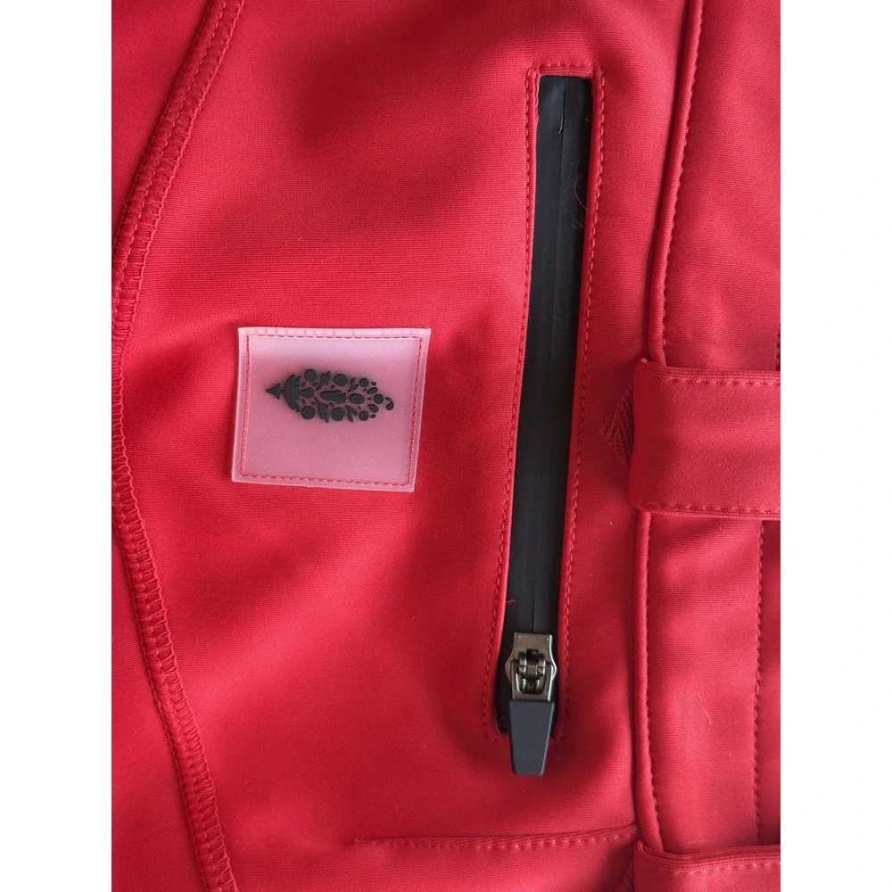NWT Free People FP Movement Chill Factor Leggings Women's SKI pants Red $198